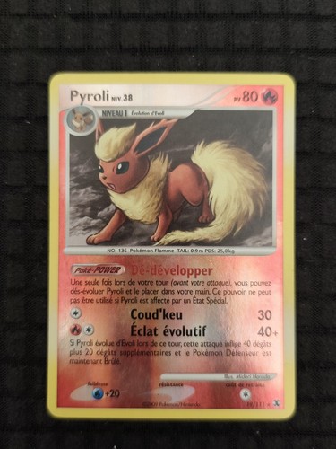 Carte pokémon pyroli niv - carte, niv.38