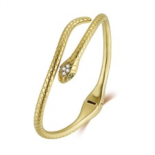 Jonc serpent ouvert bracelet - jonc,