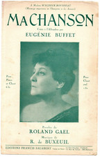 Partition 1930 (C. 1923) - Ma chanson, valse (GAEL, De BUXEUIL) - Eugénie BUFFET