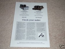 Audio Note Ongaku Tube Amplificateur Ad ,Conquest,