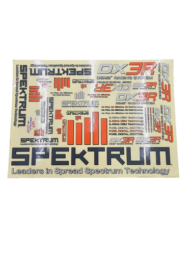 Spektrum dx3r decal - spektrum,