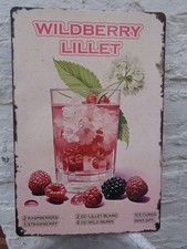 TOLE METAL WILDBERRY LILLET