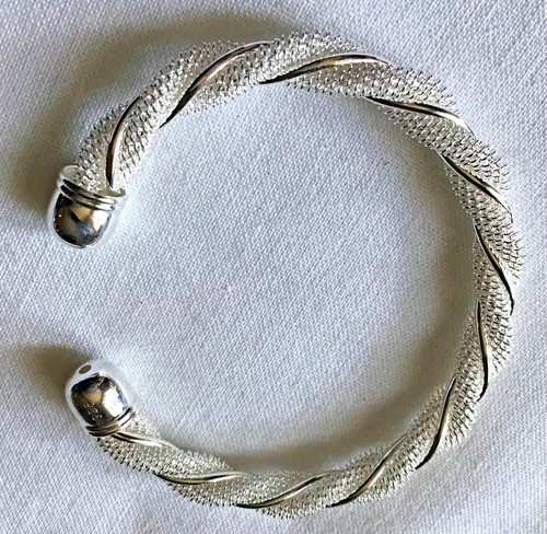 Bracelet jonc argent - 🌟bracelet, en
