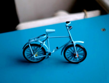 Vintage Jeu Jouet Ancien VELO Bicyclette en Metal 60/70 Made in France 7/9cm