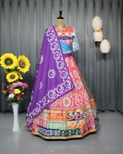 Miroir Brodé Lehenga Choli pour Navratri Garba Chaniya Choli Festival
