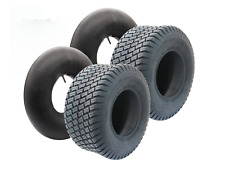 2x pneu incl. chambre à air 18x8.50-8 valve droite pour tondeuse autoportée
