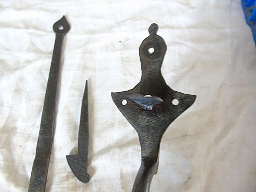 Ancien loquet verrou - , poucier