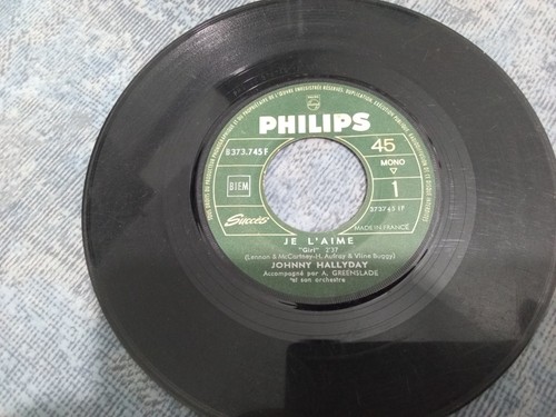 Johnny hallyday 45t jb - , :