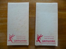 Lot de 2 CARNETS PUBLICITAIRES