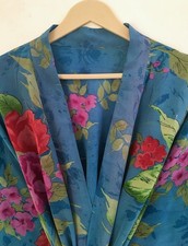 Robe Kimono Midi En Soie