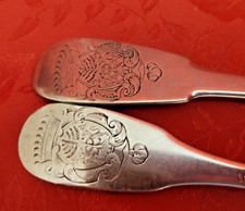 Couvert en argent aux belles