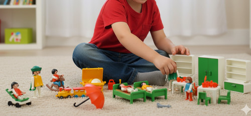 Playmobil vintage chambre - playmobil,