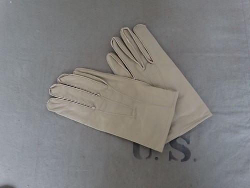 Gants cuir vintage army - vintage, us