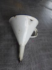ancien entonnoir emaillé art populaire vin deco bar vintage French antique 