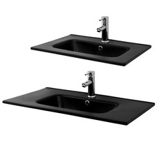 Lavabo éncastre en céramique