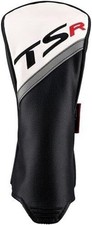 Titleist New TSR Leather Hybrid/Rescue Headcover, Black / White / Red