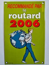 plaque émaillée du routard