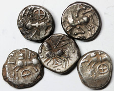 LOT - Gauloise monnaies en argent à identifier