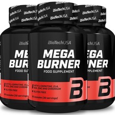 MEGA BURNER - 90-360 capsules - Brûleur de graisse puissant, métabolisme optimal