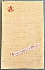 ● L.A.S 1873 signée ALPHANDERY - NIMES - Dr Masson Vaucluse lettre autographe