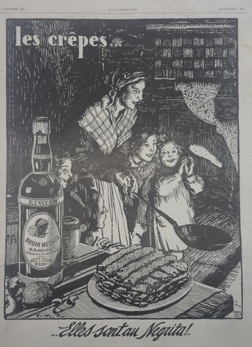 Publicité ancienne rhum - ancienne,