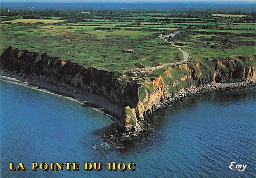 Pointe hoc normandie - pointe, du