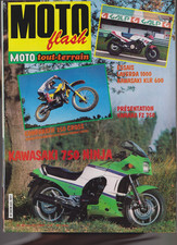 MOTO FLASH N°62 KAWA 750 NINJA / YAM FZ 750 / LAVERDA 1000 / KAWA KLR 600