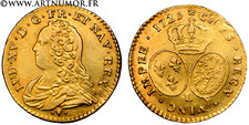 Louis XV - Demi louis d'or aux