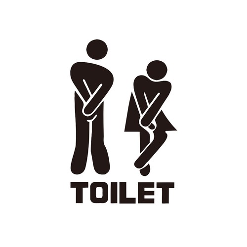 Stickers salle bain - de, mural