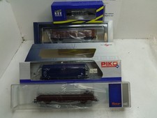 HO 1/87 LOT WAGONS MARCHANDISES REE ROCO PIKO TILLIGHOBAHN