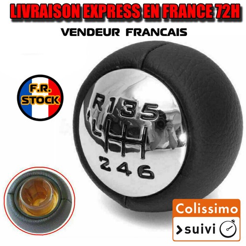 Pommeau levier vitesse 6 - pommeau, de