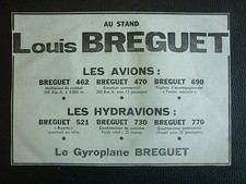 11/1936 PUB LOUIS BREGUET