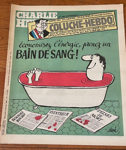 Charlie hebdo coluche - hebdo,