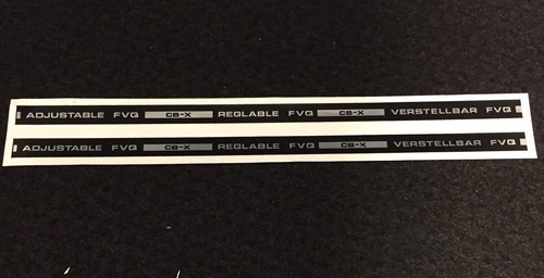 Cbx1000 rear shock decals - rear,
