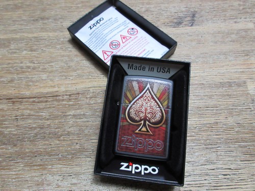 Zippo pique design pik - as,