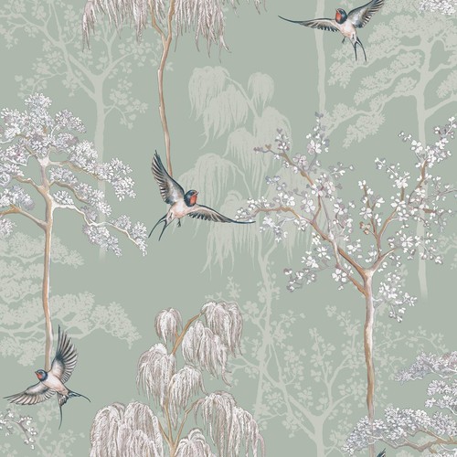 Papier peint japonais oriental - peint,