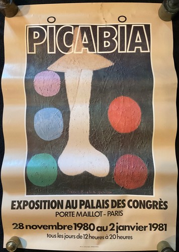 Affiche picabia 1980 - affiche,