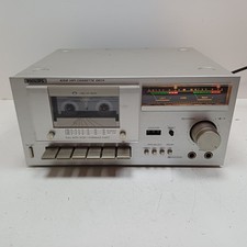 Philips 6312 HiFi Cassette Deck Vintage Metal Front Analogue VU-meters POWERS ON