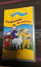 CASSETTE VIDÉO VHS TELETUBBIES A LA DÉCOUVERTE DES ANIMAUX FRANÇAIS RARE