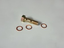Vis banjo double 8mm - vis, jaune