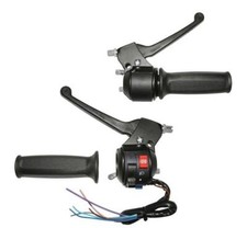 Poignée de frein D/G adaptable mobylette Mbk 51 nouveau modèle (paire) cev