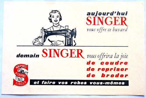 Buvard singer woman - -,