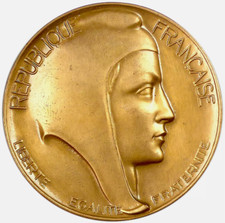 Médaille Marianne avec Bonnet
