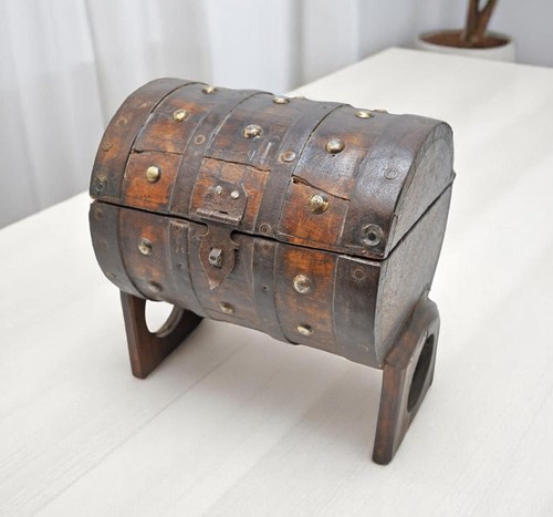 Coffre rangement rond en - rond,