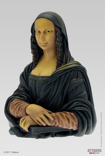 Figurine résine mona lisa - résine,