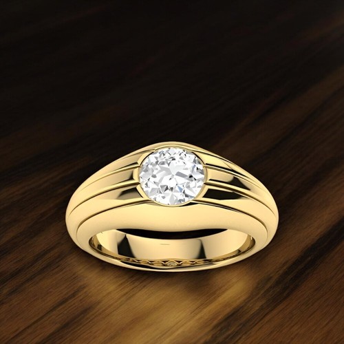 Bague homme jaune diamant - bague,