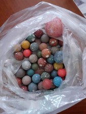 Lot 50 anciennes billes en