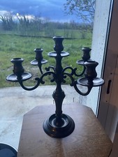 Bougeoir Vintage en Étain à