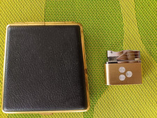 Etui à cigarettes vintage Année 1970 + Briquet Penguin vintage année 1970