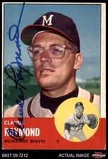 1963 topps 519 claude raymond - 1963, #519